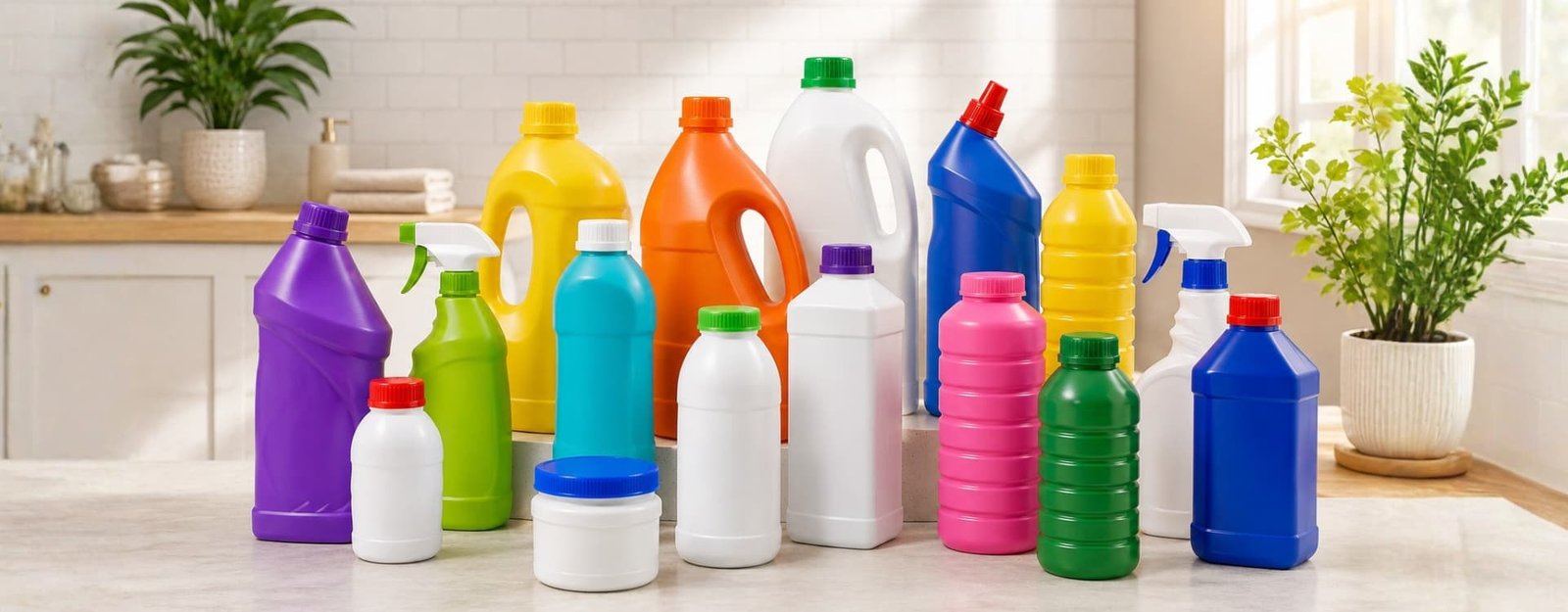 Food-grade plastic containers for FMCG and pharma